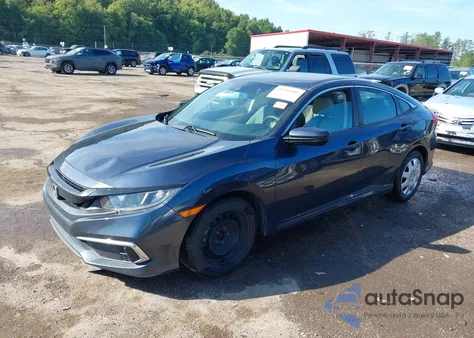 2019 Honda Civic Lx из США, поврежденный, VIN 19XFC2F65KE034521